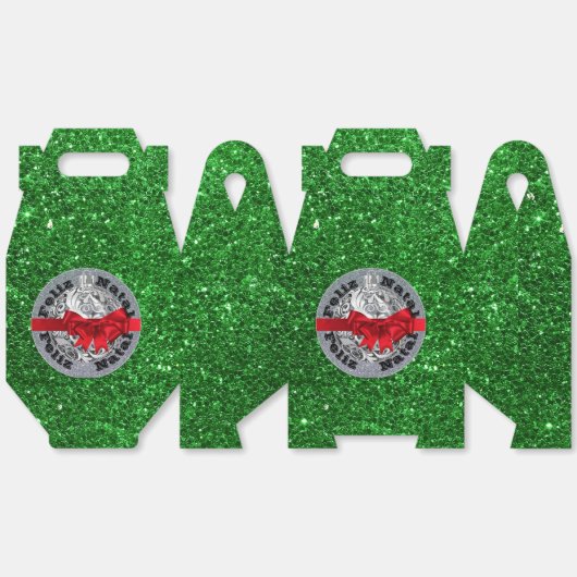 フェリズナタールグリーンシルバーレッドフェイスボックス フェイバーボックス (見開き)