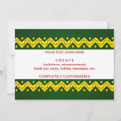 フェリズナビダアリバ 招待状 (裏面)