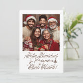 フェリズナビダイプロスペロアニョヌエボコンフォト 招待状 (スタンド正面)