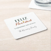 フェリズナビダイ・プロスペロ・ヌエボ スクエアペーパーコースター (アングル)