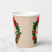 フェリズナビダセットメリークリスマスリースボウ 紙コップ (右)