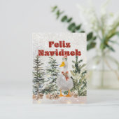 フェリズナビダック水彩ダック シーズンポストカード (スタンド正面)