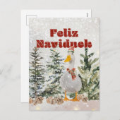 フェリズナビダック水彩ダック シーズンポストカード (正面/裏面)