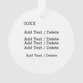 フェリズナビダッドオーナメント オーナメント (裏面)