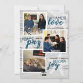 フェリズナビダッドクリスマスカード – ビーチ シーズンカード (裏面)