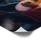 フェリズナビダッドフェスティバルギタープレーヤーコースタルタウン ポスター (コーナー)