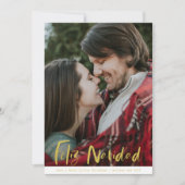 フェリズナビダッドフォトクリスマスホリデーカード シーズンカード (正面)