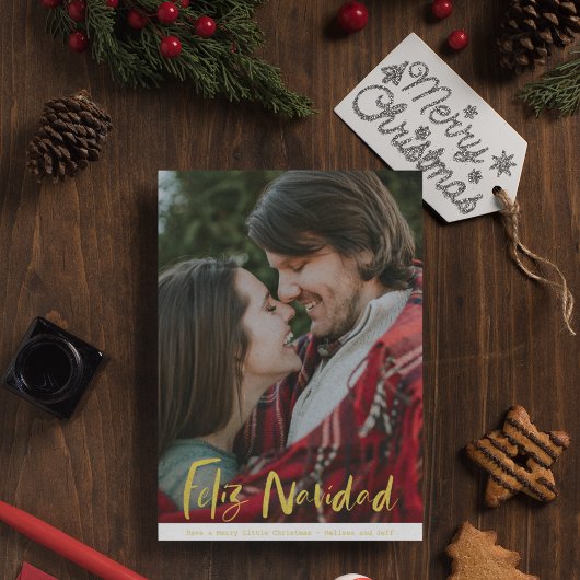 フェリズナビダッドフォトクリスマスホリデーカード シーズンカード