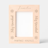 フェリズナビダッド写真スペインの休日 レーザー彫刻フレーム (正面)