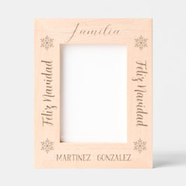 フェリズナビダッド写真スペインの休日 レーザー彫刻フレーム