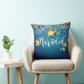 フェリズナビダッド金ゴールドスターズクリスマス クッション (椅子)