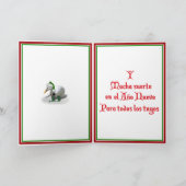 フェリズナビダッド間抜け- Santa Goose シーズンカード (内部)