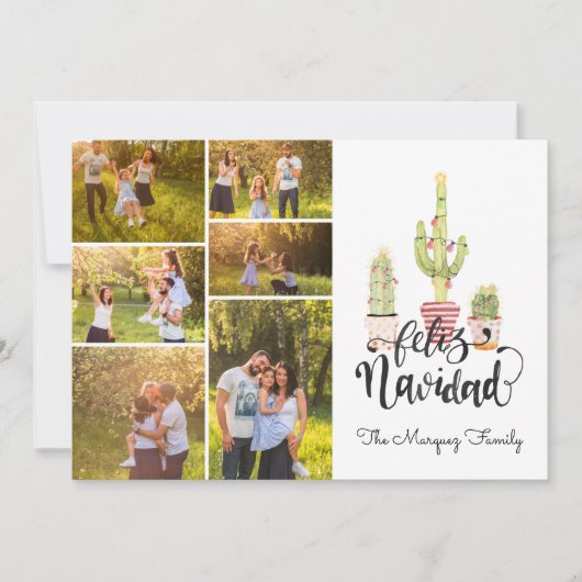 フェリズナビダッド |クリスマスフォトコラージュ (正面)