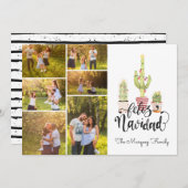 フェリズナビダッド |クリスマスフォトコラージュ (正面/裏面)