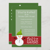 フェリズナビダッド-パーティの招待状 招待状 (正面/裏面)