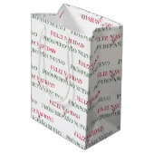 フェリズナビダディプロスペロアニョヌエボ ミディアムペーパーバッグ (裏面アングル)