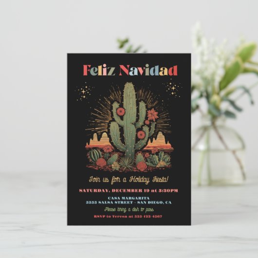 フェリズナビダファイエスタカボスデザート夕べ 招待状 (スタンド正面)