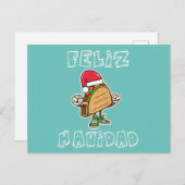 フェリズナビダメキシカンクリスマスタコ ポストカード (正面/裏面)