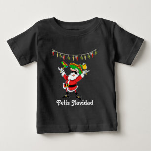 フェリズナビダメキシカンサンタとペッパー灯 ベビーTシャツ