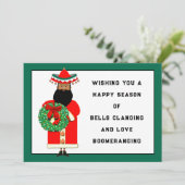 フェリズナビダメキシカンサンタクリスマスカード シーズンカード (スタンド正面)