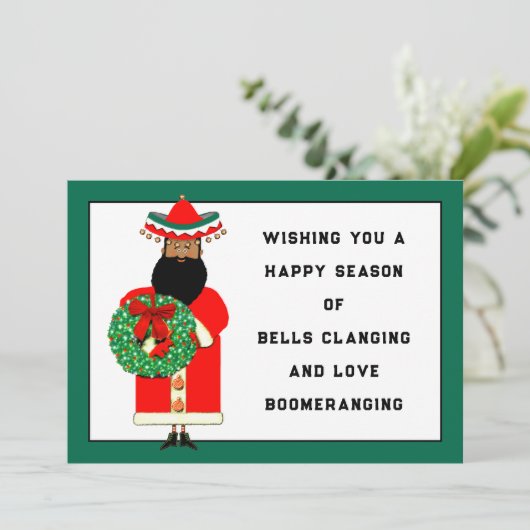 フェリズナビダメキシカンサンタクリスマスカード シーズンカード (スタンド正面)