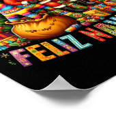 フェリズナビダメキシコおもしろいンクリスマスサンタフェスティバル ポスター (角)