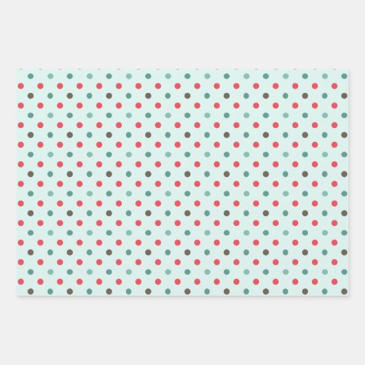 フェリズナビダードエンジェル切り出し水玉模様 ラッピングペーパーシート (正面2)