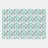 フェリズナビダードエンジェル切り出し水玉模様 ラッピングペーパーシート (正面)