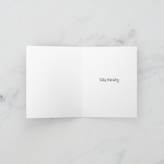 フェリズナビダードキニアートウェスティクリスマスカード シーズンカード (内部)