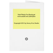 フェリズナビダードクスペインのリスマスカード (裏面)