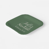 フェリズナビダードクモダンリスマスパーティー ペーパープレート (傾斜あり)