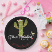 フェリズナビダードクリスマスサボテンパーティー ペーパープレート (パーティー)