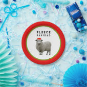 フェリズナビダードクリスマスホリデーパーティー紙プレート ペーパープレート (パーティー)