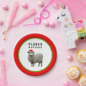 フェリズナビダードクリスマスホリデーパーティー紙プレート ペーパープレート (パーティー)