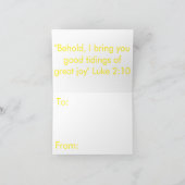 フェリズナビダードクリスマス カード (内部)