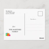 フェリズナビダードクリスマスChihuahua Dog メリー Bright ポストカード (裏面)