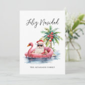 フェリズナビダードサンタクロースビーチクリスマス シーズンカード (スタンド正面)