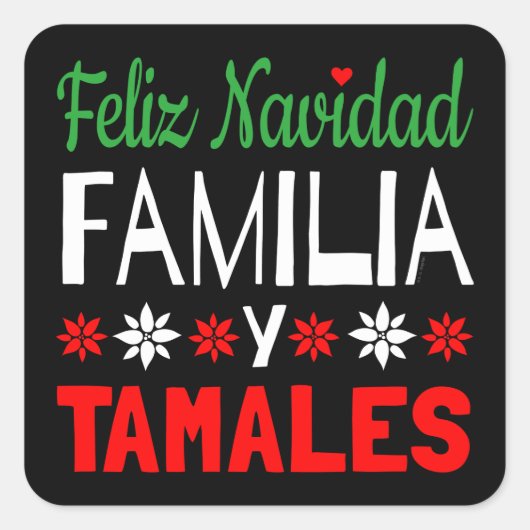 フェリズナビダードファミリアYタマレス スクエアシール (正面)