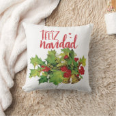 フェリズナビダードメリークリスマスホリデー クッション (ブランケット)