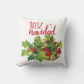 フェリズナビダードメリークリスマスホリデー クッション (正面)