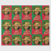 フェリズナビダードメリークリスマスラッピング紙 ラッピングペーパー (フラット)