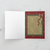 フェリズナビダードメリースペインのクリスマスカード シーズンカード (内部)