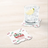 フェリズナビダードメリースペインのクリスマス ペーパーコースター (インサイチュ)