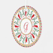 フェリズナビダードレッドチリペッパー メタルオーナメント (正面左)