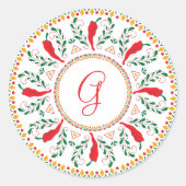 フェリズナビダードレッドチリペッパー ラウンドシール (正面)