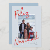 フェリズナビダードレッドブルーホリデーカード シーズンカード (正面/裏面)