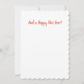 フェリズナビダードレディーオブグアダループホリデーフラットカード ノートカード (裏面)