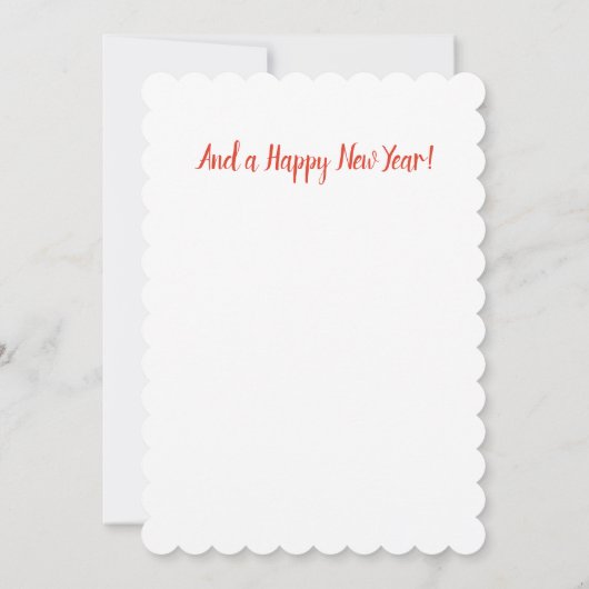 フェリズナビダードレディーオブグアダループホリデーフラットカード ノートカード (裏面)