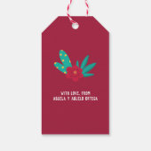 フェリズナビダーブライトとフェスティバルラマ・クリスマス ギフトタグ (裏面)