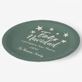 フェリズナヴィダイプロスペルアーニヌエボホリデーパーティー ペーパープレート (アングル)